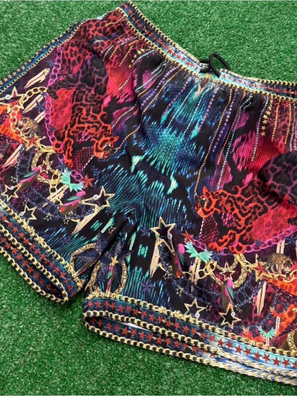Camilla Men’s Multicolor Printed Swim Trunks - Picture 3 of 8